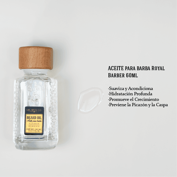 Aceite para Barba Royal Barber 60ml | Hidratación + Acondiciona 3