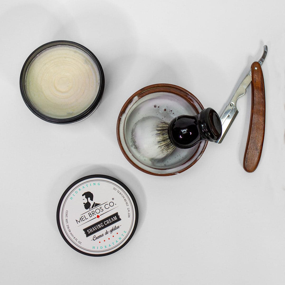 Crema de Afeitar 8oz |  Protege la piel de la irritación y escozor 3