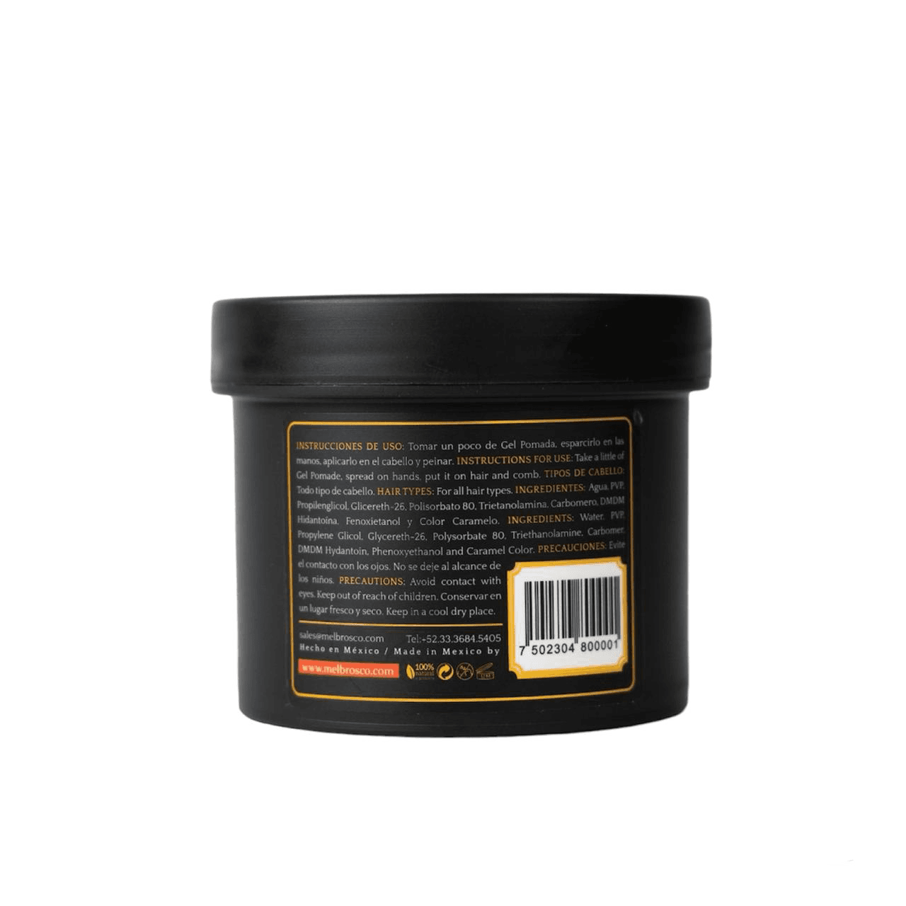 Gel Pomada 4oz | Ceras de Pomada en Consistencia Gel + Brillo Sutil + Fijacion Natural 3