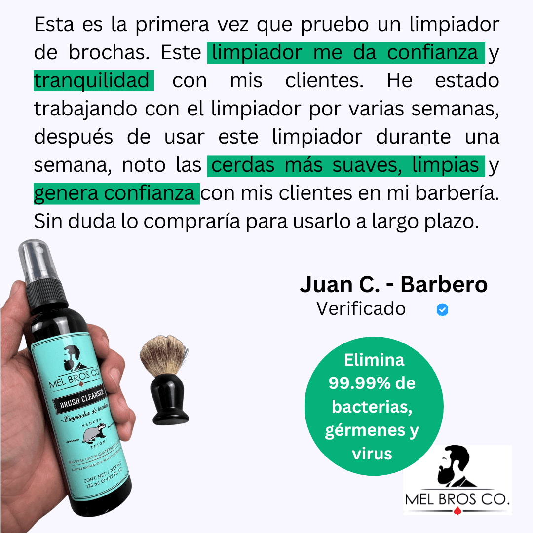 Desinfectante y Limpiador de Brochas 125ml | Desinfecta y Cuida Brochas, Cepillos & Peines 5
