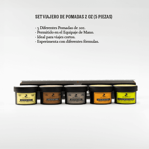 Set Viajero de Pomadas de 2oz (5 Piezas) 3