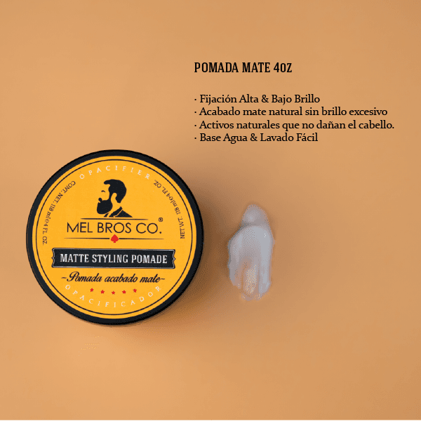 Pomada Mate 4oz | Acabado Satinado + Extra Fijación 3